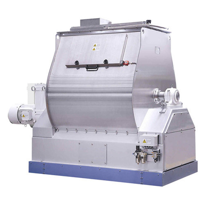 feed for single shaft horizontal mixer