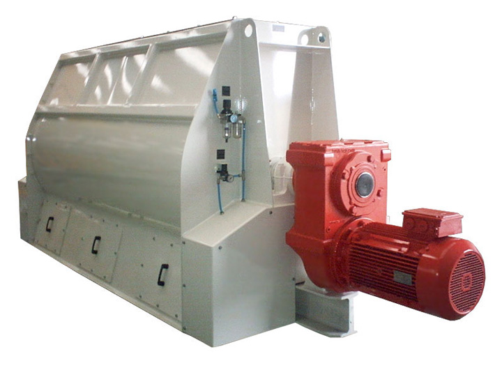 feed for single shaft horizontal mixer