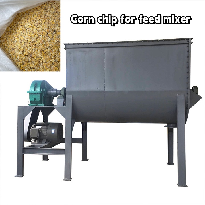 Corn chip for feed mixer