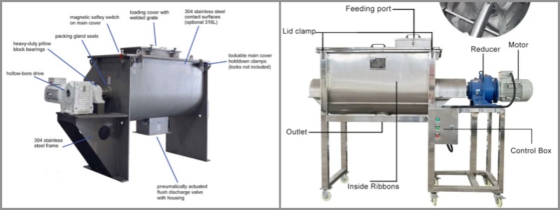 Horizontal Ribbon Mixer& Vertical Ribbon Mixer