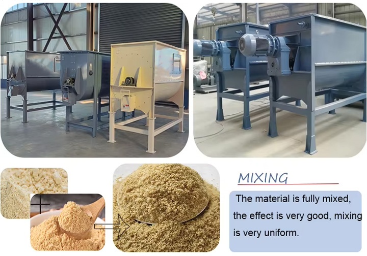 Mineral for feed dry and wet mixer