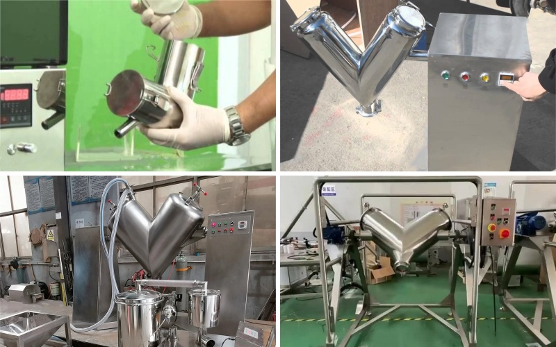 Small powder mixer machine