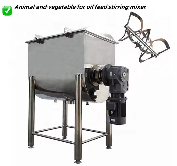 Animal and vegetable for oil feed stirring mixer 