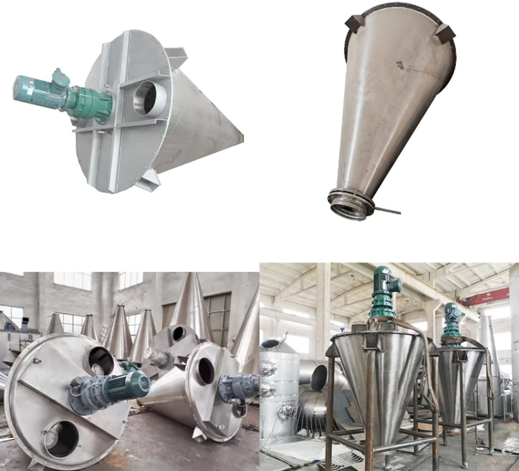 Food ingredients for screw mixer 