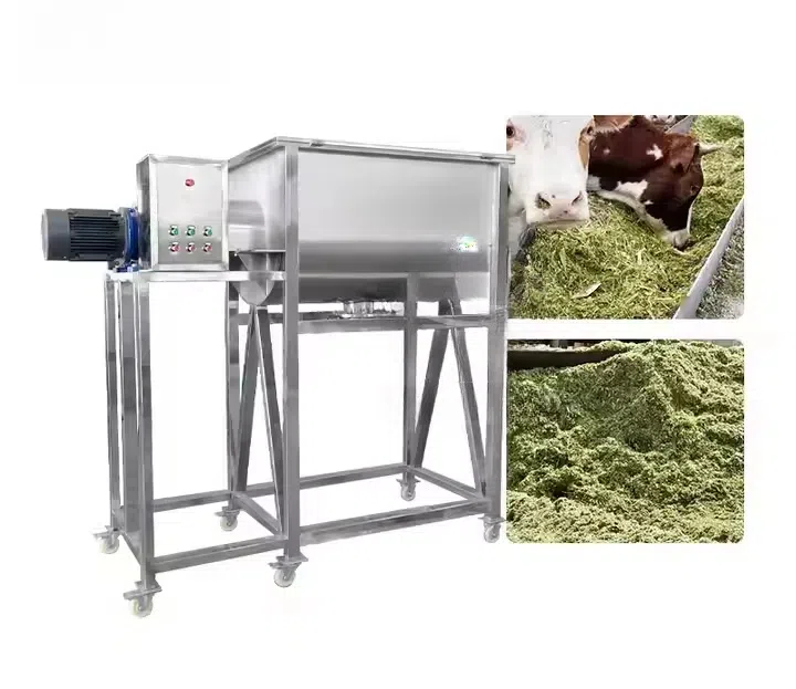 Poultry medicine ribbon mixer